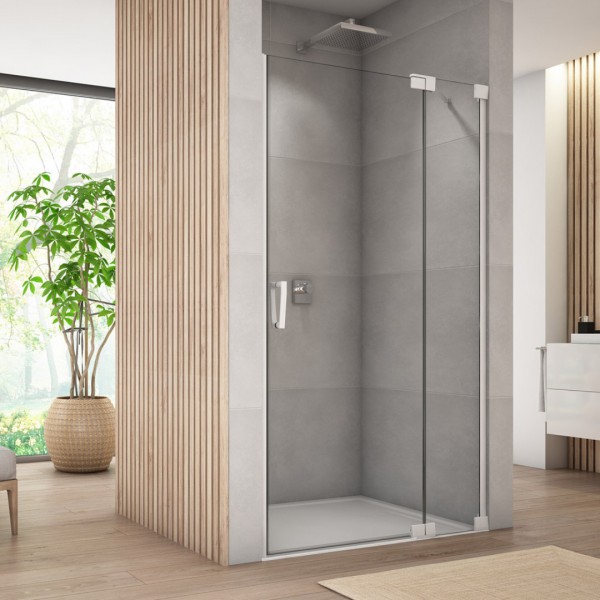 Sanswiss Cadura drzwi prysznicowe 75 cm prawe biały mat CA13D0750907