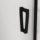 Sanswiss Cadura drzwi prysznicowe 75 cm lewe czarny mat CA13G0750607