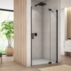 Sanswiss Cadura drzwi prysznicowe 75 cm prawe czarny mat CA13D0750607