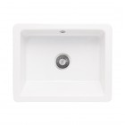 Deante Sabor zlewozmywak ceramiczny 61,5x48,5 cm biały ZCB_610H