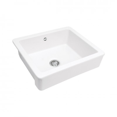 Deante Sabor zlewozmywak ceramiczny 61,5x48,5 cm biały ZCB_610H