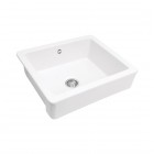 Deante Sabor zlewozmywak ceramiczny 61,5x48,5 cm biały ZCB_610H