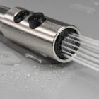 Deante Olfato bateria kuchenna z wyciąganą wylewką stal szczotkowana BQO_F72M