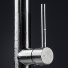 Deante Olfato bateria kuchenna z wyciąganą wylewką stal szczotkowana BQO_F72M