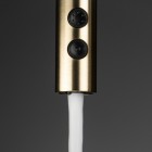 Deante Olfato bateria kuchenna z wyciąganą wylewką złoto szczotkowane BQO_R72M