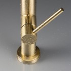 Deante Olfato bateria kuchenna z wyciąganą wylewką złoto szczotkowane BQO_R72M