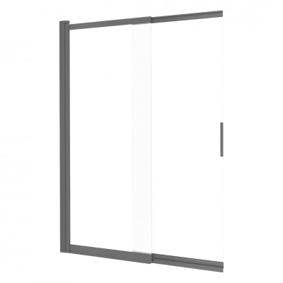 Deante Prizma parawan nawannowy 100x140 cm przesuwny titanium KTJ_D73R