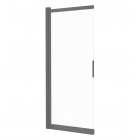 Deante Prizma parawan nawannowy 100x140 cm przesuwny titanium KTJ_D73R