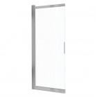 Deante Prizma parawan nawannowy 100x140 cm przesuwny stal szczotkowana KTJ_F73R