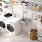 Deante Narcyz bateria zlewozmywakowa z wyciąganą wylewką BDN 071M