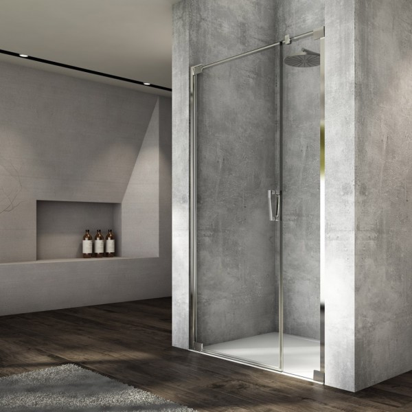 Sanswiss Cadura drzwi prysznicowe 80 cm lewe srebrny połysk CA31CG0805007