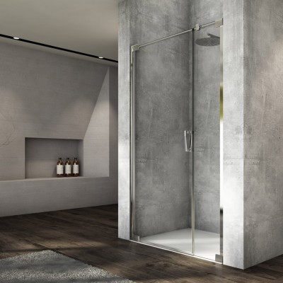 Sanswiss Cadura drzwi prysznicowe 80 cm lewe srebrny połysk CA31CG0805007