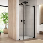 Sanswiss Cadura drzwi prysznicowe 80 cm prawe czarny mat CA31CD0800607