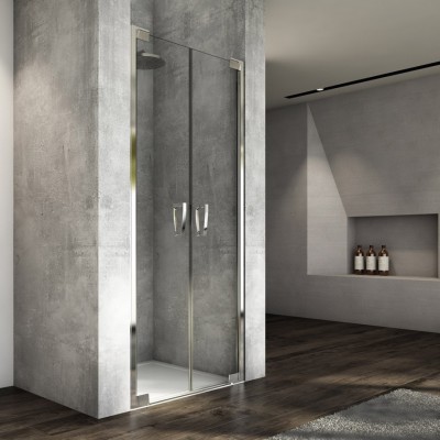 Sanswiss Cadura drzwi prysznicowe 70 cm srebrny połysk CA2C0705007