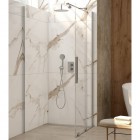 Deante Prizma kabina prysznicowa prostokątna 90x80 cm stal szczotkowana 55379