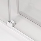 Sanswiss Cadura drzwi prysznicowe 100 cm lewe biały mat CAS2G1000907