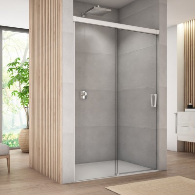 Sanswiss Cadura drzwi prysznicowe 100 cm lewe biały mat CAS2G1000907