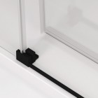 Sanswiss Cadura drzwi prysznicowe 100 cm lewe czarny mat CAS2G1000607