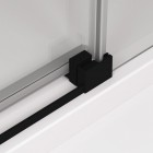 Sanswiss Cadura drzwi prysznicowe 100 cm prawe czarny mat CAS2D1000607