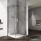 Sanswiss Cadura kabina prysznicowa prostokątna 75x70 cm prawa srebrny połysk 55479