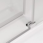 Sanswiss Cadura ścianka wolnostojąca Walk-in 100 cm prawa srebrny połysk CAW2D1005007