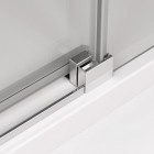 Sanswiss Cadura ścianka wolnostojąca Walk-in 100 cm prawa srebrny połysk CAW2D1005007