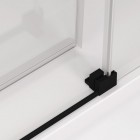 Sanswiss Cadura ścianka wolnostojąca Walk-in 100 cm prawa czarny mat CAW2D1000607