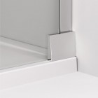 Sanswiss Cadura ścianka wolnostojąca Walk-in 100 cm prawa srebrny połysk CADUOD1005007