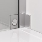 Sanswiss Cadura ścianka wolnostojąca Walk-in 100 cm prawa srebrny połysk CADUOD1005007