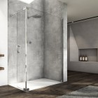 Sanswiss Cadura ścianka wolnostojąca Walk-in 100 cm prawa srebrny połysk CADUOD1005007