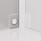 Sanswiss Cadura ścianka wolnostojąca Walk-in 100 cm lewa biały mat CADUOG1000907