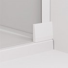 Sanswiss Cadura ścianka wolnostojąca Walk-in 100 cm prawa biały mat CADUOD1000907