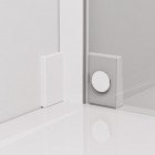 Sanswiss Cadura ścianka wolnostojąca Walk-in 100 cm prawa biały mat CADUOD1000907