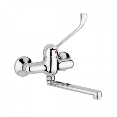 Makoinstal bateria umywalkowa kliniczna ścienna chrom 2400