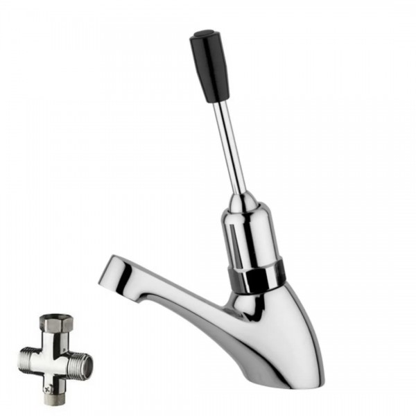 Makoinstal bateria czasowa umywalkowa z mieszaczem chrom 9001L/M