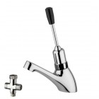 Makoinstal bateria czasowa umywalkowa z mieszaczem chrom 9001L/M