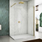 Sanswiss Cadura ścianka wolnostojąca Walk-in 70 cm złota CAT40701207