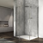 Sanswiss Cadura kabina prysznicowa prostokątna 80x70 cm lewa srebrny połysk 55701