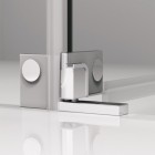 Sanswiss Cadura kabina prysznicowa kwadratowa 75 cm prawa srebrny połysk 55735