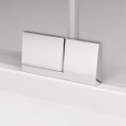 Sanswiss Cadura kabina prysznicowa prostokątna 80x70 cm prawa srebrny połysk 55741