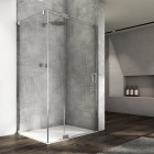 Sanswiss Cadura kabina prysznicowa prostokątna 80x70 cm lewa srebrny połysk 55781