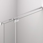 Sanswiss Cadura kabina prysznicowa prostokątna 80x70 cm lewa srebrny połysk 55781