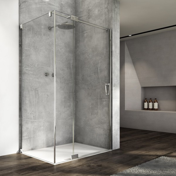 Sanswiss Cadura kabina prysznicowa prostokątna 120x80 cm lewa srebrny połysk 55797