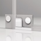 Sanswiss Cadura kabina prysznicowa prostokątna 90x70 cm prawa srebrny połysk 55823