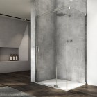 Sanswiss Cadura kabina prysznicowa prostokątna 80x70 cm prawa srebrny połysk 55821