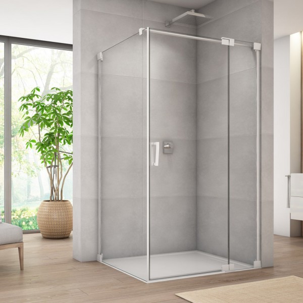 Sanswiss Cadura kabina prysznicowa prostokątna 75x70 cm prawa biały mat 55904