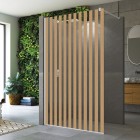 Sanswiss Easy ścianka wolnostojąca Walk-in 80 cm biały mat STR4P0800982