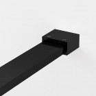 Sanswiss Easy ścianka wolnostojąca Walk-in 80 cm czarny mat STR4P0800682