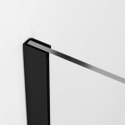 Sanswiss Easy ścianka wolnostojąca Walk-in 80 cm czarny mat STR4P0800682