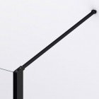 Sanswiss Divera ścianka wolnostojąca Walk-in 70 cm czarny mat D22WI1H0700607